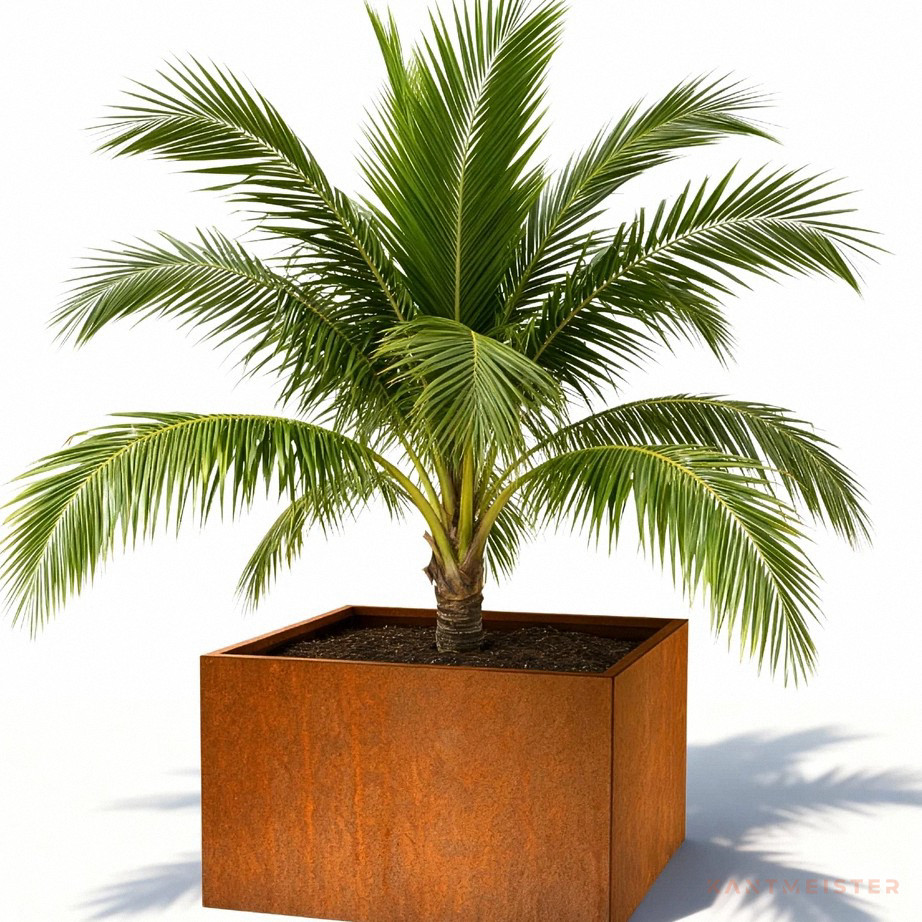 Cortenstahl Pflanzkübel Fiorella 80x80 cm