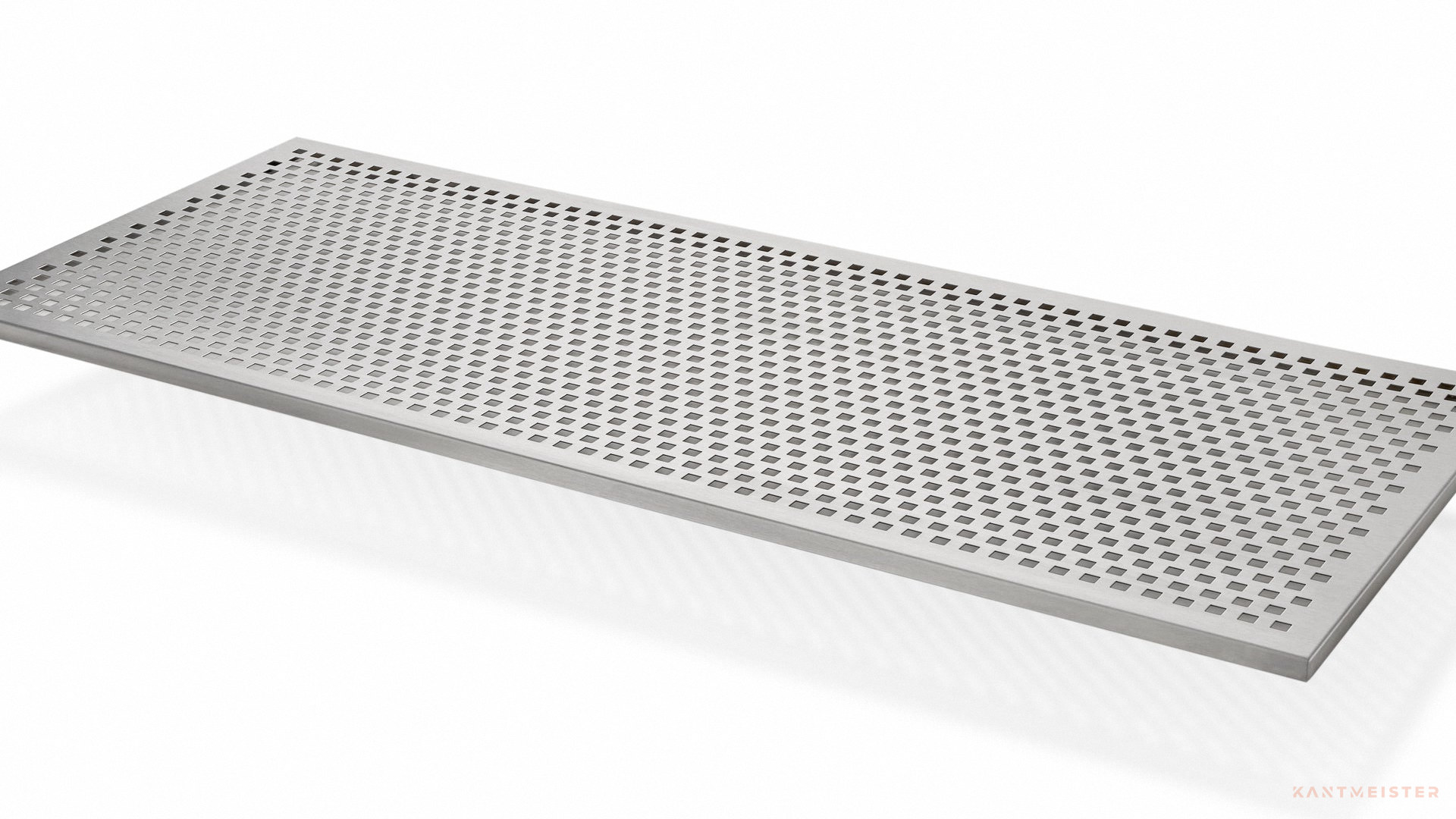 Lichtschachtabdeckung Typ W – mit seitlichen Abkantungen und Wasserablauf